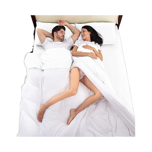 Usine directe nouvelle couleur unie lit quatre pièces ensemble transfrontalier pour <span class=keywords><strong>Amazon</strong></span> 4 pièces couverture taie d'oreiller feuille taie d'oreiller housse de <span class=keywords><strong>couette</strong></span> - Product Image 6