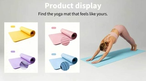 Tapete de Yoga Plegable Antideslizante Fácil de Limpiar, Mezcla de Caucho NBR Premium con 25% de Contenido de Caucho, Estructura de Celda Cerrada 80%-90% Mois - Product Image 2