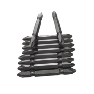 China personalizado 65mm chorro de arena S2 Broca helicoidal de acero Hex Impact Driver <span class=keywords><strong>Bit</strong></span> destornilladores Torx <span class=keywords><strong>Bits</strong></span> 50mm <span class=keywords><strong>Set</strong></span> - Product Image 1