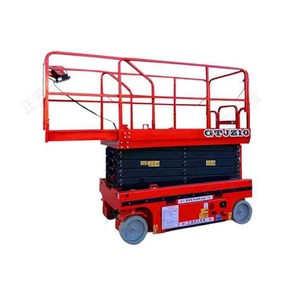 Plataforma Elevadora Eléctrica de 1.95 M de Altura Plegada, Capacidad para 2 Personas, para Uso en Construcción y Mantenimiento - Product Image 4