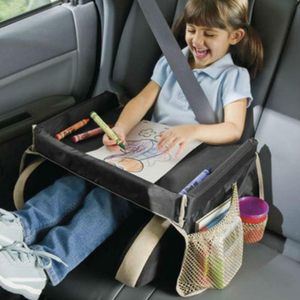 Free sample OEM <b>Toddler</b> Car Seat Tray with Dry Erase Board Collapsible Lap Car Seat Travel <b>Table</b> Desk Kids Travel Tray Pocket - Product Image 5