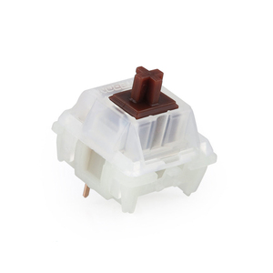 Interrupteur de clavier mécanique <span class=keywords><strong>GATERON</strong></span> KS-25 <span class=keywords><strong>CAP</strong></span> Marron 3 broches 5 broches Tactile pour jeux informatiques - Product Image 2