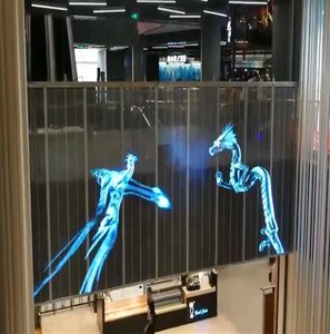 Écran LED flexible transparent IP65 pour extérieur, <span class=keywords><strong>film</strong></span> LED P3.91, affichage adhésif pour fenêtre, panneau publicitaire en verre couleur pleine pour intérieur - Product Image 5