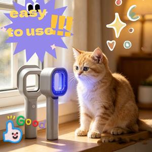 Lámpara de Wood Portátil Recargable por USB, Luz UV de Mano <span class=keywords><strong>para</strong></span> Diagnóstico de Infecciones en la Piel de Perros y Gatos, Lámpara Veterinaria Wood VW1 - Product Image 4