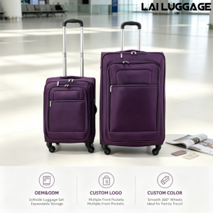 Elegante <span class=keywords><strong>Valigia</strong></span> da Viaggio Quadrata di <span class=keywords><strong>Media</strong></span> Dimensione in Tessuto Oxford Viola Impermeabile, Vendita all'Ingrosso di Fabbrica - Product Image 1