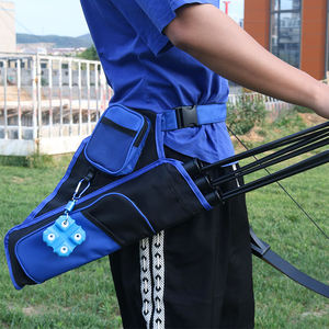 Hitop Pvc bleu 3 Tubes carquois ceinture réglable flèche en toile carquois latéraux flèche sac carquois <span class=keywords><strong>de</strong></span> tir à l'arc pour la <span class=keywords><strong>chasse</strong></span> en plein air - Product Image 1
