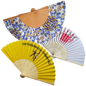 Japanese Chinese Vintage Customized Bamboo Craft Hand Fans Bamboo Silk Folding Fan