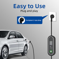 Vente en gros Écran LED personnalisé 3,5 kW 16A Europe Station de charge portable de type 2 État neuf pour voiture électrique MG Xiaopeng BYD
