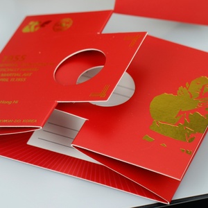 Sobres para Tarjetas de Invitación con Acabado Dorado, Tarjetas de Felicitación Acrílicas, Invitaciones de Boda para Fundas de Tarjetas, Fundas para Monedas Conmemorativas - Product Image 3