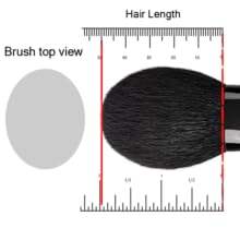 แปรงรองพื้นแบบแบนทำจากเส้นผมสังเคราะห์คุณภาพสูงแปรงแต่งหน้าเดี่ยวแบบมืออาชีพ - Product Image 4