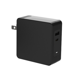 Adaptador de Corriente de 65W de Alta Velocidad Tipo-<span class=keywords><strong>C</strong></span> PD QC2.0 OTP, Delgado, Plegable, Ecológico, Certificado ETL FCC, con Protección OV/<span class=keywords><strong>OC</strong></span>, Enchufe Estadounidense, para Móviles - Product Image 3