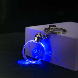 Llavero decorativo con colgante para bolso, figura de juego de Anime de impacto, Mini llavero de cristal colorido 3D - Product Image 6