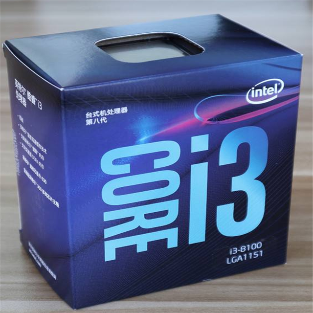 for Hottest sale desktop computer cpu processor intel core i3 8100