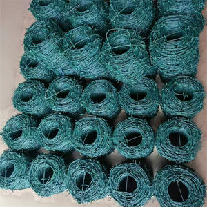 Directo de fábrica, bobina de alambre de púas de torsión inversa galvanizada de 1,6mm X 200 metros, buen precio, Material de valla de acero, alambre de púas Bob - Product Image 1