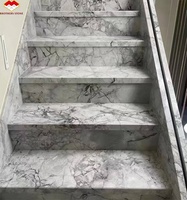 Marbre gris Calacatta du Brésil imperméable, découpé sur mesure pour escaliers, îlots de cuisine, comptoirs, revêtements de sol, projets hôteliers et de villas