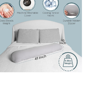 <span class=keywords><strong>Almohada</strong></span> <span class=keywords><strong>de</strong></span> enfriamiento <span class=keywords><strong>de</strong></span> poliéster al por mayor para dormir profundamente <span class=keywords><strong>de</strong></span> lado, <span class=keywords><strong>almohada</strong></span> corporal ponderada con <span class=keywords><strong>relleno</strong></span> <span class=keywords><strong>de</strong></span> cuentas <span class=keywords><strong>de</strong></span> cristal <span class=keywords><strong>de</strong></span> primera calidad para dormir en dormitorio - Product Image 5