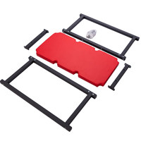 Chaise de lit BDSM Red Horse pour couples - Meuble de bondage et de retenue en acier inoxydable étanche pour adultes, jouet sexuel