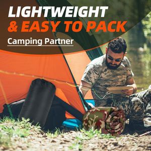 حقيبة نوم خفيفة الوزن مموهة مقاومة للماء بغطاء رأس بتصميم مخصص - Product Image 6