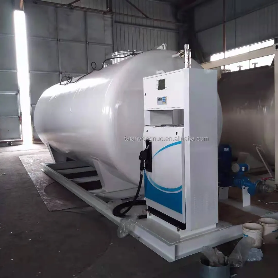 3000 Liter tragbare Mikro tankstelle Mini Mobile Tankstelle Tank und Spender