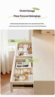 Escritorio Esquinero de Lujo en MDF con Estantería Integrada, Diseño Moderno y Ligero para el Hogar, Dormitorio, Uso con Computadora, Almacenamiento de Libros