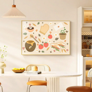 Arte francés sala de estar pintura decorativa estilo antiguo chino combinación abstracta pared arte Vintage alta sensación pared - Product Image 2