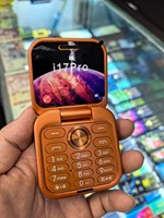 Nuevo Teléfono Móvil Plegable Estilo Naranja 17 Pro Mini Dual SIM con Radio FM, Reproductor de Música y Video, Conector de 3.5mm y Marcación Rápida a Bajo Precio