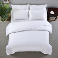 Drap de coton égyptien pour hôtel 400 fils textiles de maison King Size de luxe King Size 100 coton drap de lit pour hôtel ensemble de literie
