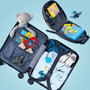 ABS PC Cute Blue Dinosaur Carry on 18 pulgadas <span class=keywords><strong>Maleta</strong></span> para niños Trolley y 13 pulgadas Mochila para niños Juego de equipaje - Product Image 4