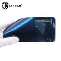 Cansheng Car Vinyl Wrap Shadow Blue Metal Color Camaleón Auto Wrappen Car Vinyl Wrap Film