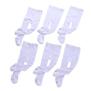 Pantyhose baru lahir katun putih polos - Product Image 4