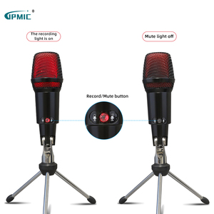 USB Condenser Microphone Máy tính để bàn ghi âm Microphone cho <span class=keywords><strong>PC</strong></span> máy tính xách tay streaming video trò chơi Youtube podcast giọng hát <span class=keywords><strong>Mic</strong></span> - Product Image 4