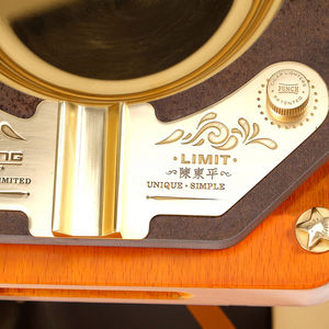 Jifeng ที่เขี่ยซิการ์แปดเหลี่ยมมีเอกลักษณ์ JF-6002พร้อมทั้งไม้เจาะซิการ์และโลหะตกแต่งบ้าน - Product Image 5