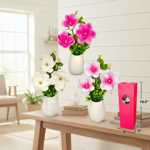 16.5 \ "Fleur de Magnolia 12pcs/CS EVA Tissu Fleur Artificielle pour la Saint-Valentin Thanksgiving Graduation Fête des Mères Pâques - Product Image 3