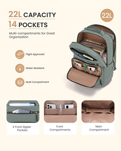 LOVEVOOK Laptop <strong>Backpack</strong> for <strong>Women</strong> with Tumbler Pocket 15.6" <strong>Work</strong> <strong>Backpack</strong> Purse Travel Bag School College <strong>Backpack</strong> for Student - Product Image 4