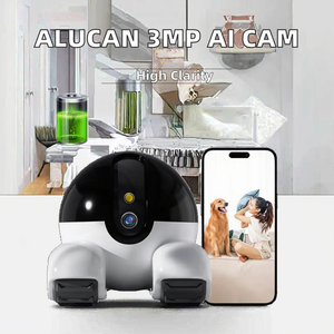 Cámara de Red Inalámbrica <span class=keywords><strong>Alucan</strong></span> de 3MP para Interiores, Seguridad Inteligente para el Hogar, Alarma de Movimiento, para Autos y Mascotas, Batería de 6000mAh, CMOS, IA, Almacenamiento en la Nube - Product Image 2