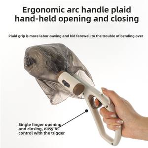 Recogedor de caca de perro de plástico ecológico, recogedor de caca de perro mascota para caminar al aire libre, suministros para el cuidado de los animales - Product Image 5