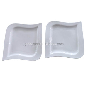 Su misura a buon mercato gres porcellana bianca 2pcs all'ingrosso <span class=keywords><strong>piatti</strong></span> della cena <span class=keywords><strong>set</strong></span> - Product Image 5