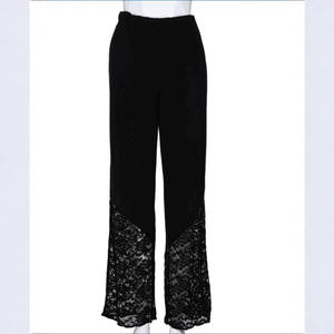 Pantalones Casuales Holgados y Rectos para Mujer Talla Grande, Pantalones de Verano Transpirables de Cintura Alta Elástica para Mujeres con Curvas - Product Image 6