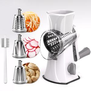 Cortador <span class=keywords><strong>de</strong></span> verduras Manual multifuncional <span class=keywords><strong>de</strong></span> acero inoxidable, herramienta <span class=keywords><strong>de</strong></span> cocina para el hogar, <span class=keywords><strong>rallador</strong></span> <span class=keywords><strong>de</strong></span> PP Material, rodillo triturador - Product Image 4