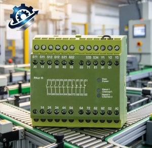 Relais multi-contacts 774595 PZE X5 24VDC 5S à sortie stable pour système de surveillance de portail de sécurité - Product Image 3
