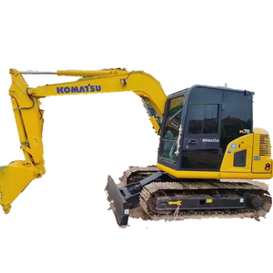 Excavateur Komatsu PC70 d'occasion Mini-pelleteuse hydraulique Komatsu PC78us de 7 tonnes sur chenilles pour les travaux de mini et municipaux - Product Image 1