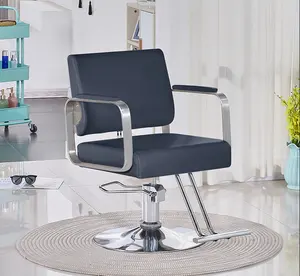 Sedia da parrucchiere su e giù sedie da barbiere moderne di bellezza mobili da salone