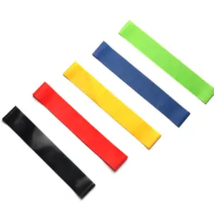 Yoga Training Pilates Sport Elastic Bands For Fitness Rubber Resistance Bands With Strength LOGO