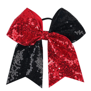 Pinza para el pelo con lazo de purpurina de 7 pulgadas con lentejuelas brillantes, accesorio grande para fiestas para adolescentes, niñas y niños, rosa intenso - Product Image 6