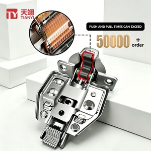 Charnière de meuble de cuisine TIANYI 3D réglable en acier inoxydable à fermeture amortie hydraulique 105 degrés résistante à la rouille - Product Image 5