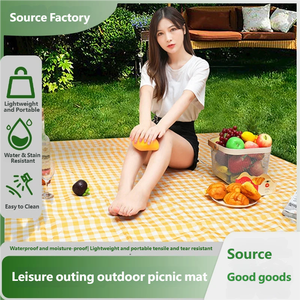 High-quality Foldable Outdoor Picnic <b>Blanket</b> Portable Travel <b>Camping</b> Beach Mat Waterproof Oxford Cloth Oversized - Product Image 4