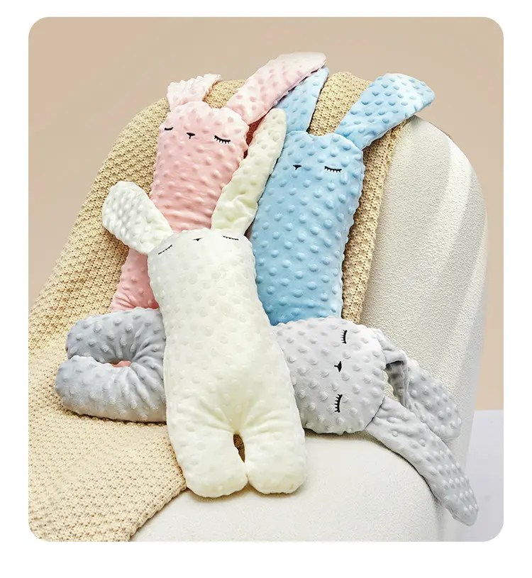 Gran oferta, almohada para bebé para recién nacido, juguetes de peluche de animales relajantes, almohada de juguete suave para bebés, almohadas para bebés y niños