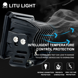 45w High Bright <strong>Led</strong> Driving Light <strong>4</strong> Inch <strong>Cube</strong> 12V 24V Offroad Truck UTV ATV Spotlight Spot Beam Car <strong>Led</strong> Pods Work Lights