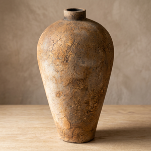 Panier de rangement en poterie grande taille, en argile, 45x45x80 CM - Product Image 2