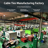 Attaches-câbles autobloquantes en nylon PA66 noires, 14 pouces, avec étiquette imprimée personnalisée, lot de 100, durables, pour le marché américain, usage industriel